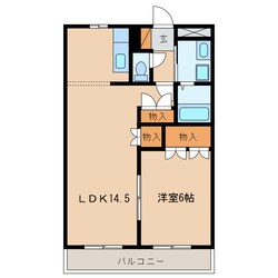 上横須賀駅 徒歩5分 2階の物件間取画像